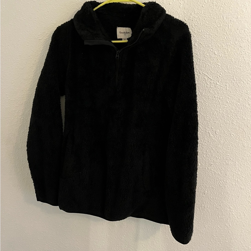 black furry sherpa!